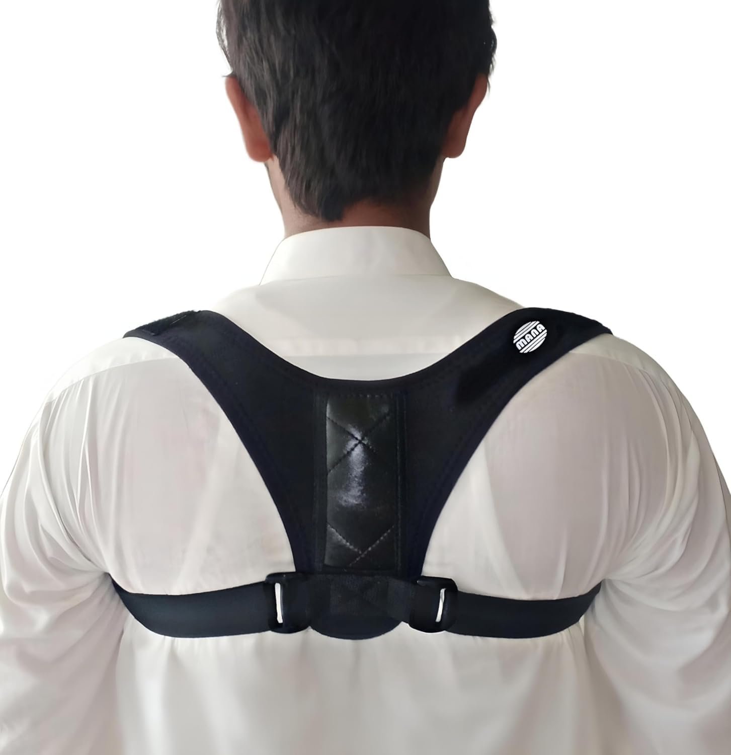 NEW 2026 Posture Corrector for Men & Women – Adjustable Figure-8 Back Brace for Rounded Shoulders & Upper Back Support – Breathable & Invisible Under Shirts – Desk Job & Computer Work – All-Day Brace (1, Black)