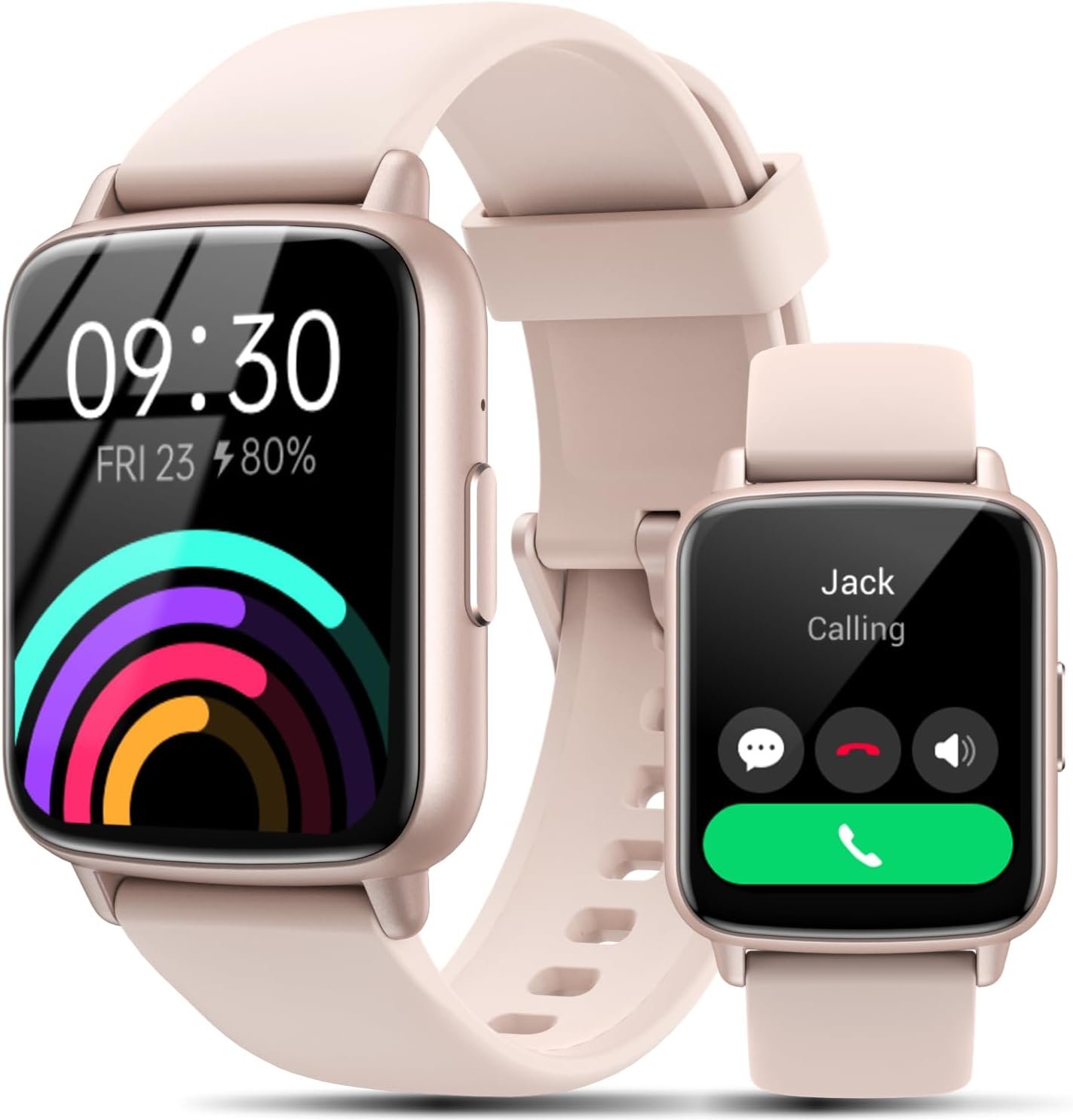 DIVElink Smart Watches for Men Women Fitness Tracker with Heart Rate Monitor IP68 Waterproof 100+ Sport Mode Activity Trackers Compatible with iPhone Android Phones