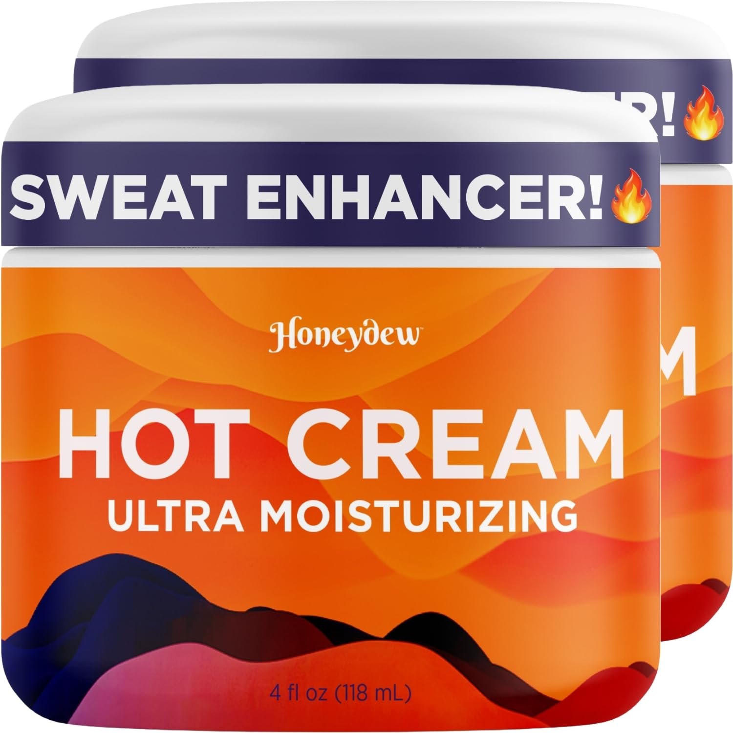 Premium Hot Cream Sweat Enhancer – Firming Body Lotion for Women and Men and Body Sculpting Cellulite Workout Cream – Ultra Moisturizing Invigorating Body Firming Cream with Natural Oils – 2 Pack