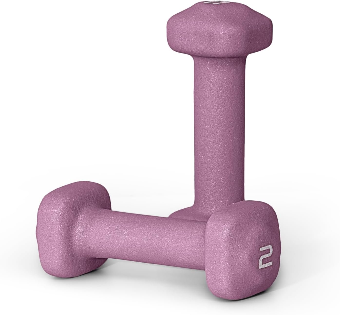 Tone Fitness Neoprene Dumbbell Weight Pairs with Anti-Roll Square Head | Multiple Options
