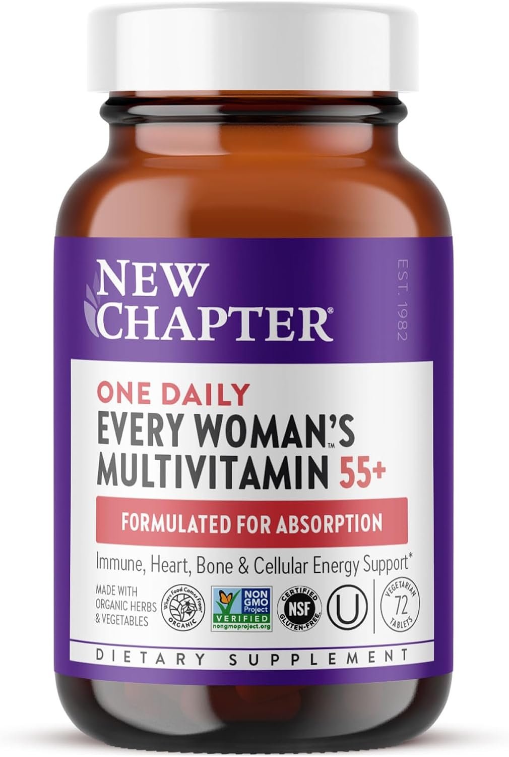 New Chapter Every Woman’s One Daily 55+ Multivitamin, 72 Tablets