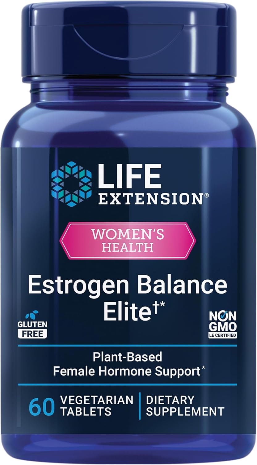 Life Extension Estrogen Balance Elite Menopause Support, 60 Tablets