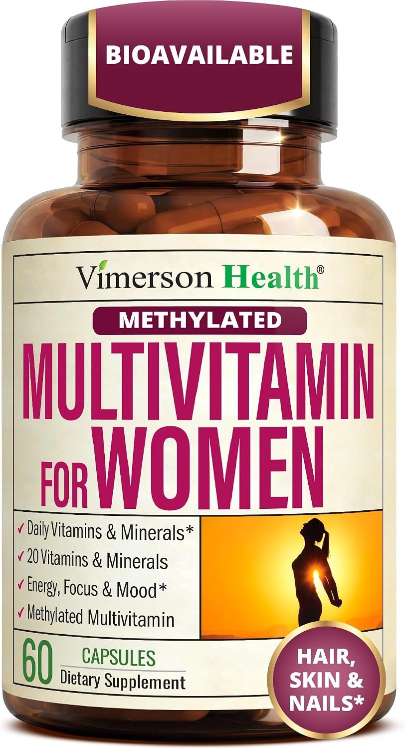 Multivitamin for Women – Methylated Multivitamin – Daily Wellness – 60 Caps