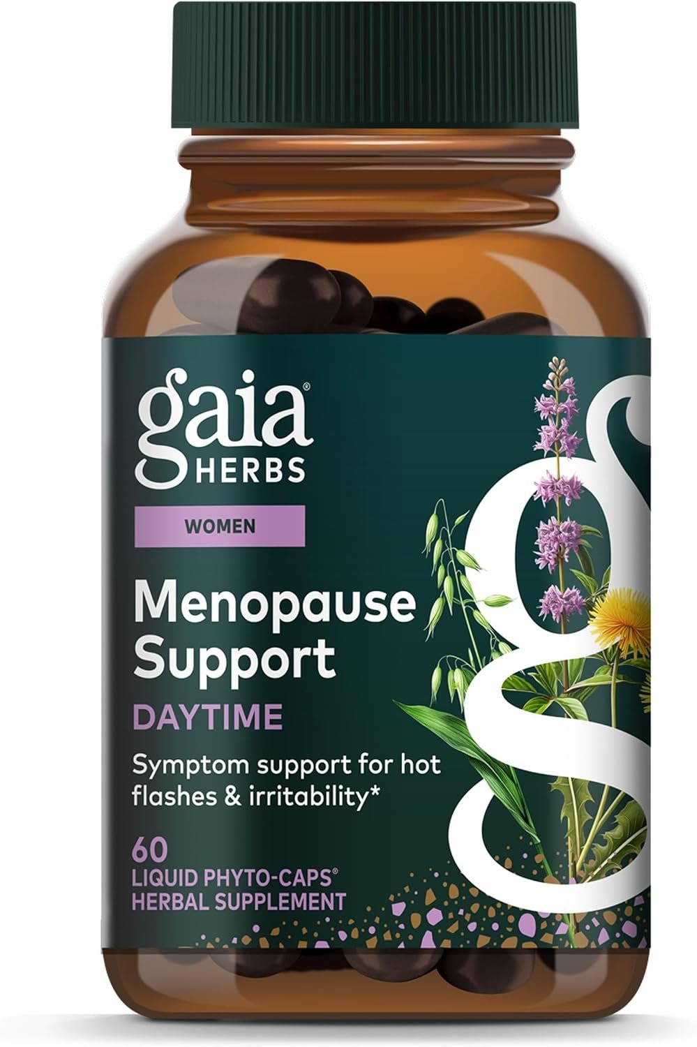 Gaia Herbs Menopause Support Daytime, 60 Vegan Capsules, 60 Servings