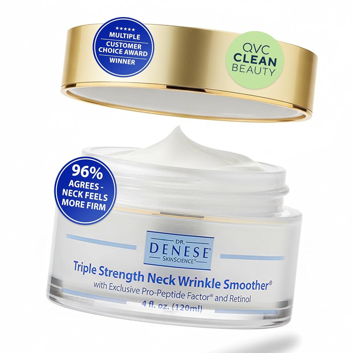Dr. Denese Triple Strength Neck Wrinkle Smoother 4 oz – Firming Cream