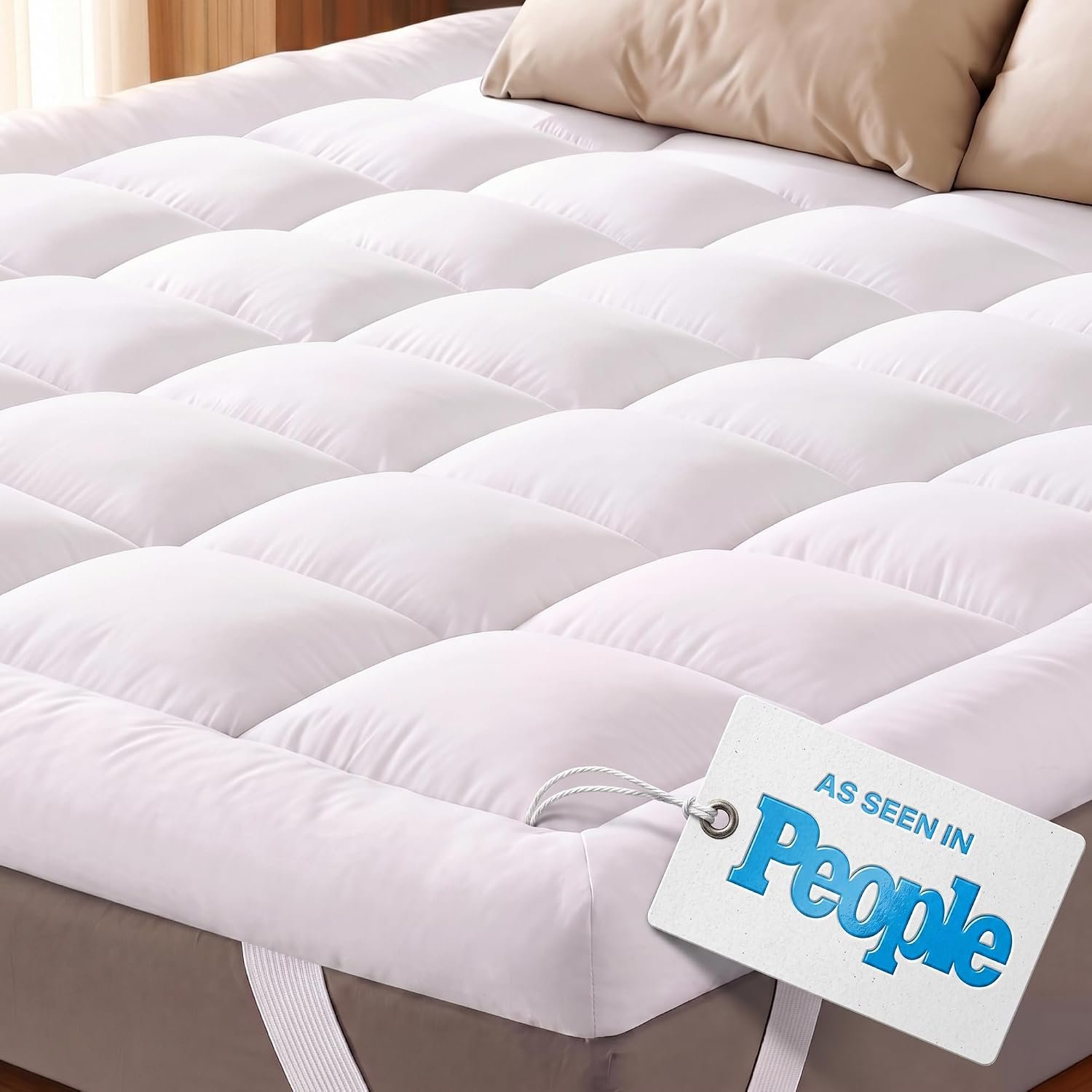 Ultra Soft & Cooling Mattress Topper – Full Size