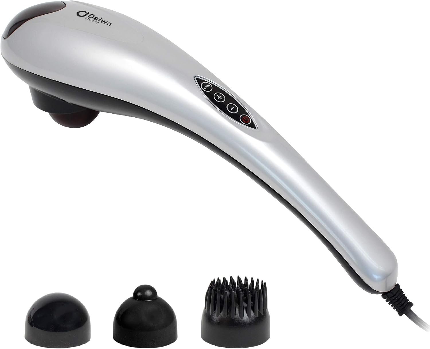Daiwa Felicity Tapping Pro – Handheld Deep Tissue Back, Neck, Shoulder, Leg, Calf Muscle Massager with Extension Handle – FSA HSA Eligible