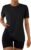 AUTOMET Women’s Workout Shirts Short Sleeve Tops for Running Hiking Gym Athletic