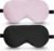 BeeVines 100% Mulberry Silk Sleep Mask, Light Blocking Eye Masks (2 Packs)