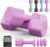 Adjustable Dumbbell Set of 2, 4 in 1 Free Weights Dumbbells Set, Hand Weights for Women at Home, 5 lb Dumbbells Set with Non-slip Comfort Handle for Home Gym Exercise Workout Training
