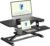 FLEXISPOT 32″ Electric Standing Desk Converter, Motorized Sit to Stand Desk Riser, Height Adjustable Desktop Monitor and Laptop Workstation with Wide Keyboard Tray, Black