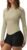 GYM RAINBOW Women’s UPF 50+ Long Sleeve Sun Shirt Cooling Crop Slim Fit UV Protection Workout Tops Rash Guard SPF Shirts