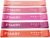 Resistance Bands for Working Out, Exercise Bands with 5 Resistance Levels, Natural Latex Resistance Bands Designed for Home Fitness, Strength Training and Flexibility Exercises