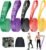 Dapofajo Resistance Bands for Working Out: 5-Level Anti-Snap Silicone Bands