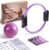 LIONSCOOL Pilates Ring Set 14″ Magic Circle, 9″ Mini Ball, Resistance Bands