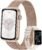 RUIMEN Fitness Tracker, Fitness Watches for Women Men with Heart Rate Monitor Blood Oxygen Sleep Tracker Pedometer, 1.47″ Smart Watch Step Calorie Counter for Android iOS IP68 Waterproof (Gold)