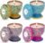 Aromatherapy Candle Stress Relief Gift Set, 4 Packs of 4 Ounces, 100% Soy, Long-Lasting, Suitable for Family fragrances, Holiday Decorations, Weddings (Lemon, Vanilla, Jasmine, Green Tea)