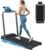WELLFIT Folding Treadmill for Home, Walking Pad with Incline and Handle Bar