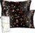 Miss Adola 2pcs Silk Pillowcase with Hidden Zipper, BLK Grow Flower