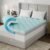 Novilla 3 Inch Dual Layer Cooling Gel Memory Foam Mattress Topper King Size