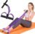 Pedal Resistance Band with Handles, 6-Tubes Natural Rubber Exercise Band
