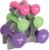Tone Fitness set includes 3 PAIRS of DUMBBELLS
