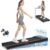 Walking Pad Treadmill 12% Auto Incline, Under Desk Treadmill