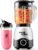 magic bullet Combo Blender, 600W, 48oz Pitcher, 16oz Cup with To-Go Lid, Easy Cleaning, Cross Blade, for Smoothies, Sauces, Shakes, Salsa, Hot Blends, Silver, MBF50200