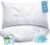 Yettbea Bamboo Cooling Shredded Memory Foam Bed Pillows Queen Size Set of 2