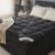 OLANLY Queen Bamboo Viscose Cooling Mattress Topper, Dark Gray