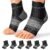 PAPLUS 6 Pairs Compression Socks Women & Men for Plantar Fasciitis Relief