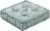 Intelligent Design Floor Pillow, Large Cushion for Meditation, 20×20 Aqua