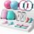 Poen Pilates Equipment Kit for Home Workout Pilates Ring and Ball Set for Women 12” Circle Yoga Fitness Essentials Kit with Resistance Bands, Yoga Strap, Socks,Bag