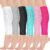 Sosation 6 Pairs Calf Compression Sleeves Women Footless Elastic