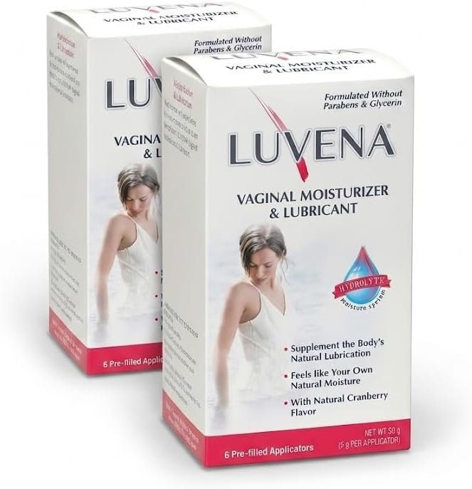 LUVENA Vaginal Moisturizer for Women Menopause Dryness 30g Gel Pack of 2
