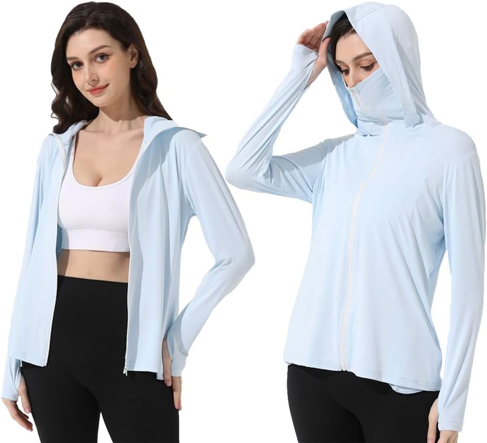 Mingyuezai Women’s UPF 50+ Sun Protection Jacket Spf UV Clothing