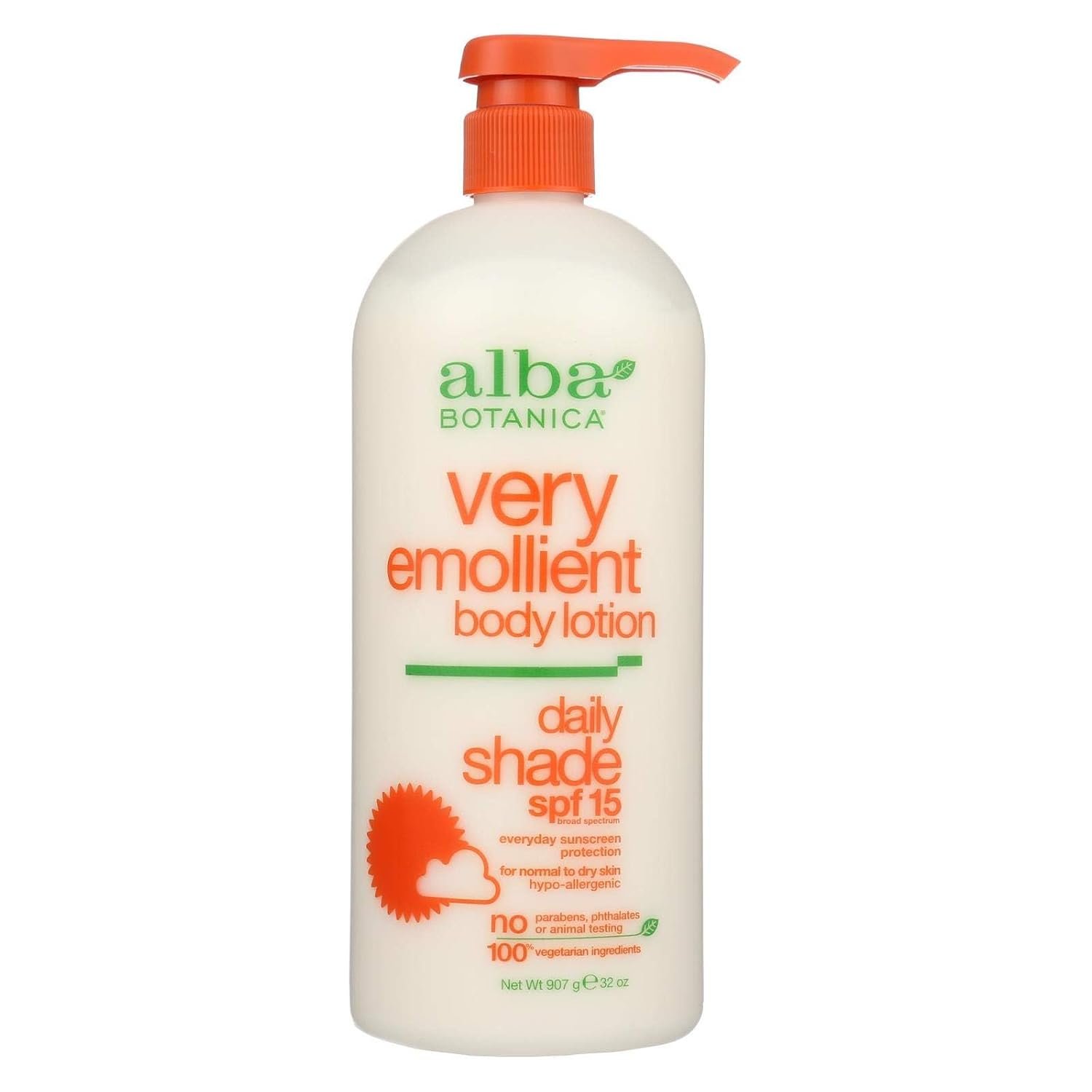 Alba Botanica – Alba Botanica Very Emollient Natural Body Lotion SPF 15-32 fl oz