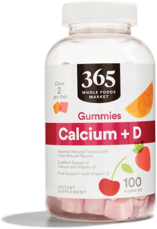 365 by Whole Foods Market, Calcium Adult Gummies, 100 Count