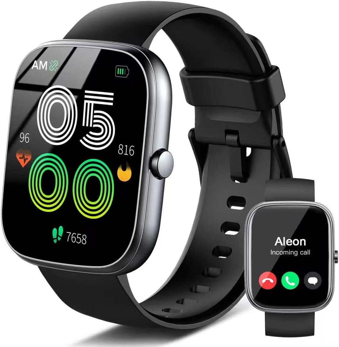 Smart Watch for Men Women (Answer/Make Call), 1.91″ HD Screen Smartwatch