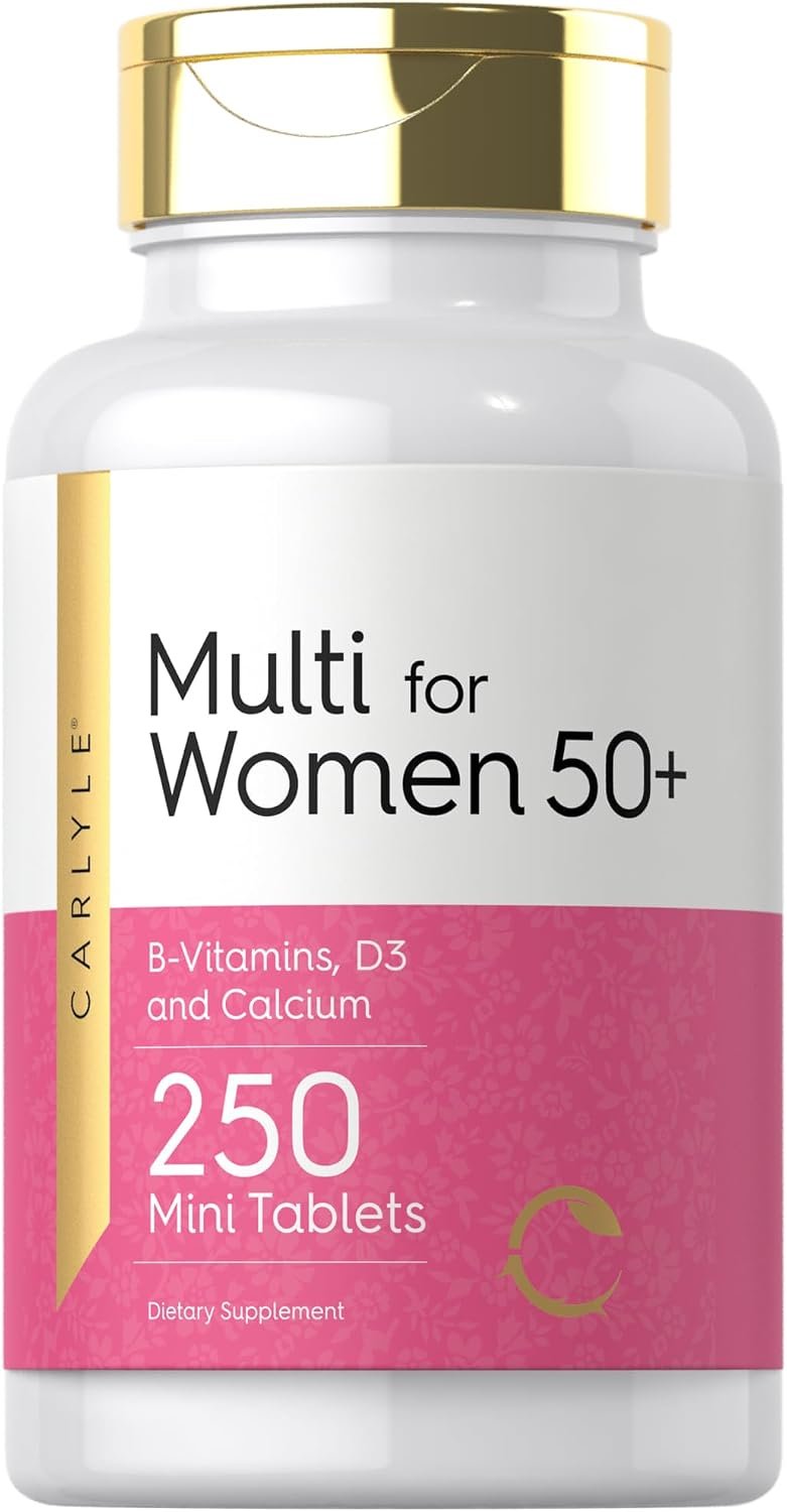 Carlyle Multivitamin for Women 50 and Over | 250 Mini Tablets