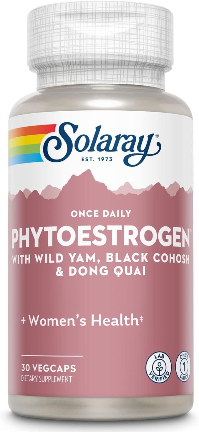 SOLARAY Once Daily Phytoestrogen, 30 VegCaps
