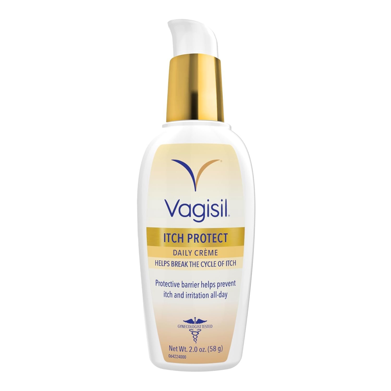 Vagisil Daily Itch Protect Creme with Prebiotic Oatmeal, 2 Oz (1 Pack)