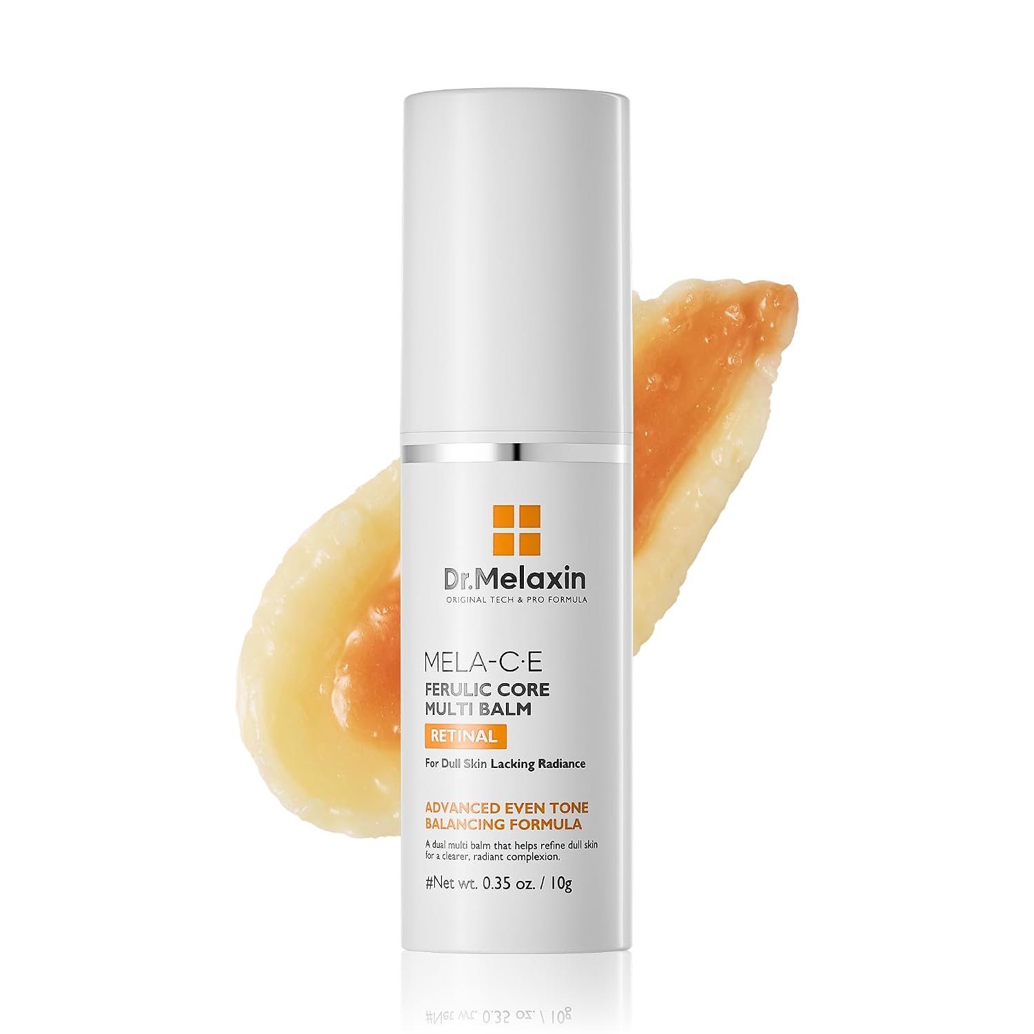 Dr.Melaxin Mela-C·E Ferulic Core Multi Balm Dark Spots, Dark Circles & Fine Lines, Vitamin C·E + Ferulic Acid, Retinal, Korean Anti-Aging Glow Treatment Stick, 0.35 oz, 10g