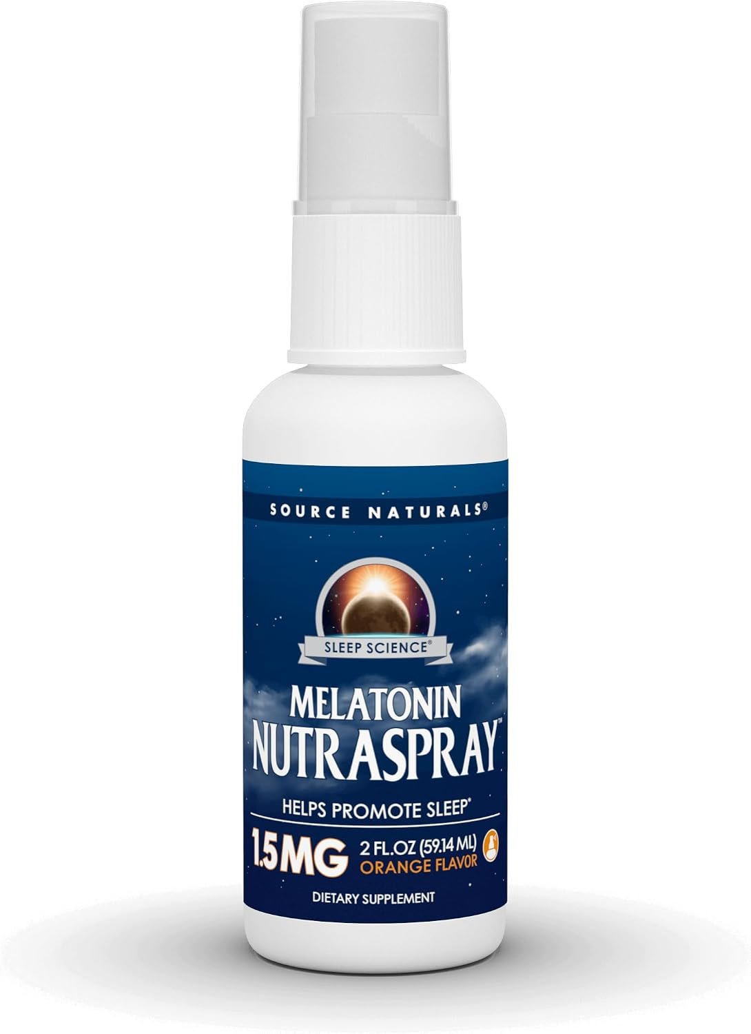 Source Naturals Sleep Science Melatonin NutraSpray, 1.5 mg – 2 Fluid oz