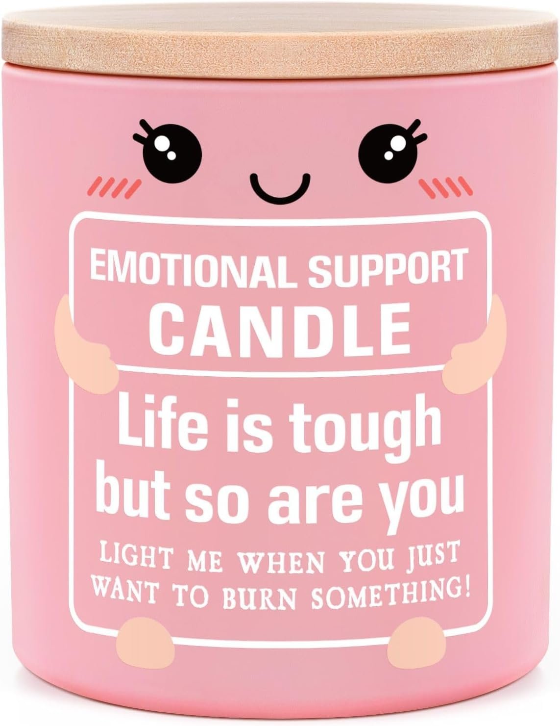 Funny Emotional Support Candle, Cheer Up Gifts for Women, Friends