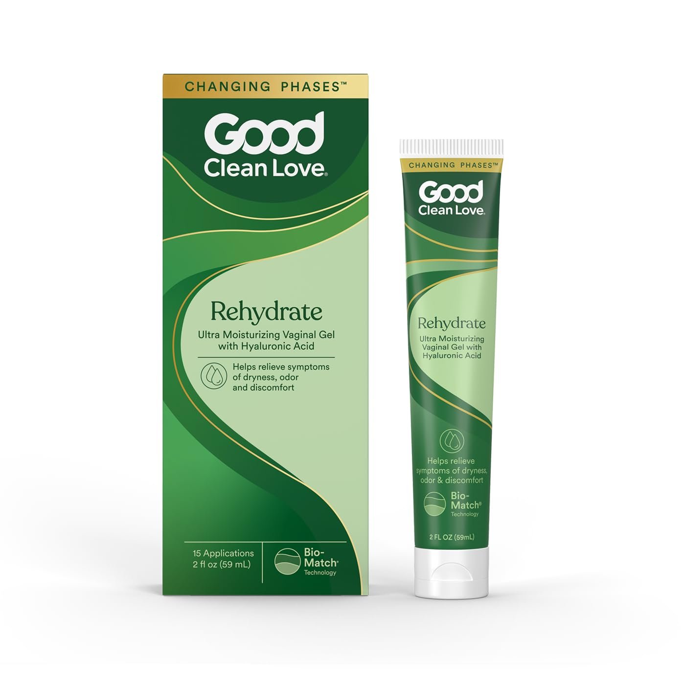 Good Clean Love Rehydrate Ultra Moisturizing Vaginal Gel, 2 Oz (1-Pack)