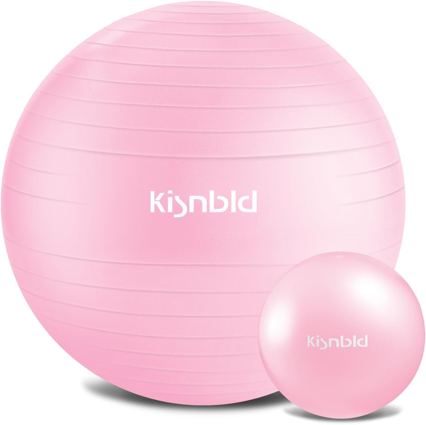 kisnbld Exercise Ball, Extra Thick Yoga Ball for Home Workout & Stability