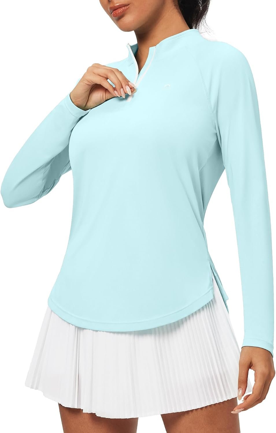 Heathyoga Womens Long Sleeve Workout Tops UPF 50+ UV Protection Golf Shirts