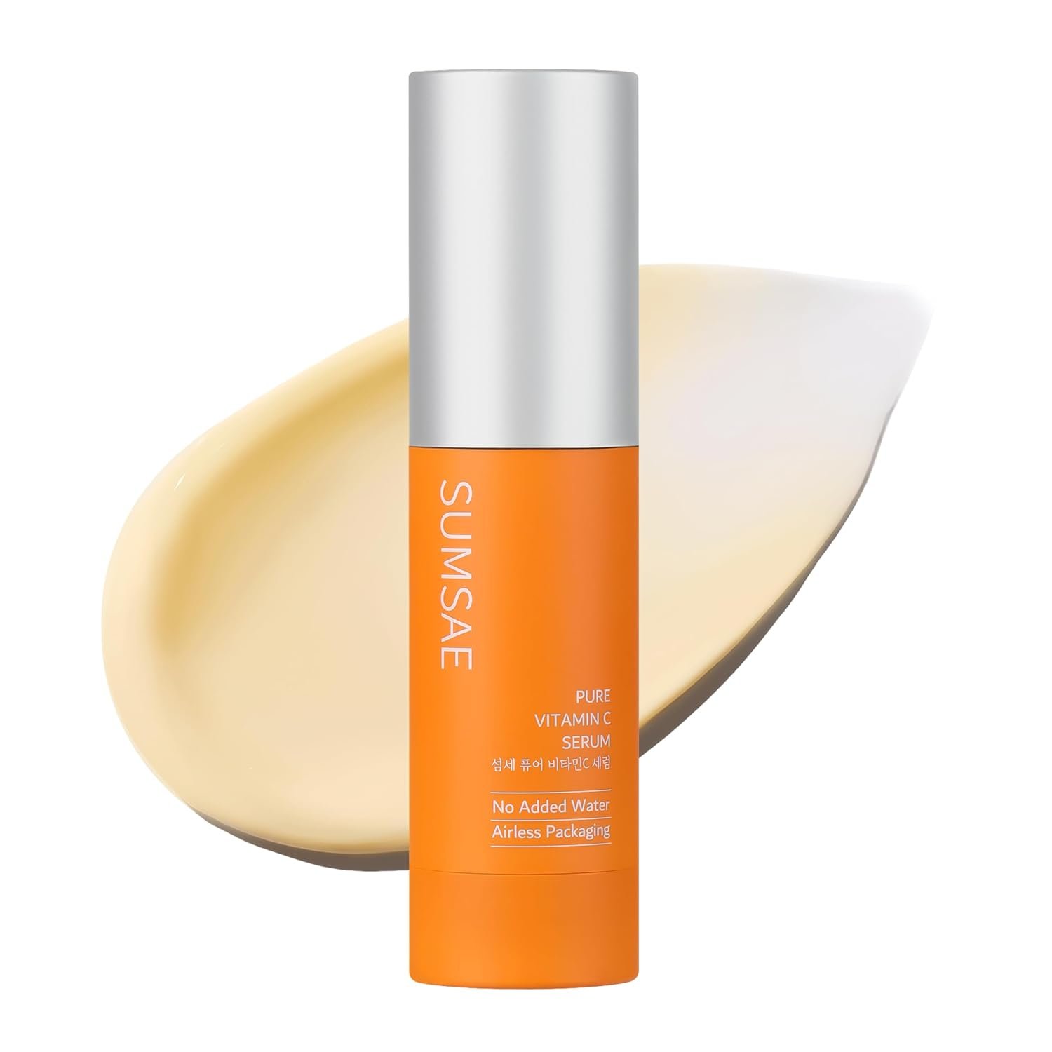 Pure Vitamin C Serum – Korean Skincare with Vitamin 10.5%, Waterless (No oxidation formula), Special Airless Pump, Brightening and Firming Skin, Improving Uneven/Dull Skin Tone, 30ml/1.01fl.oz