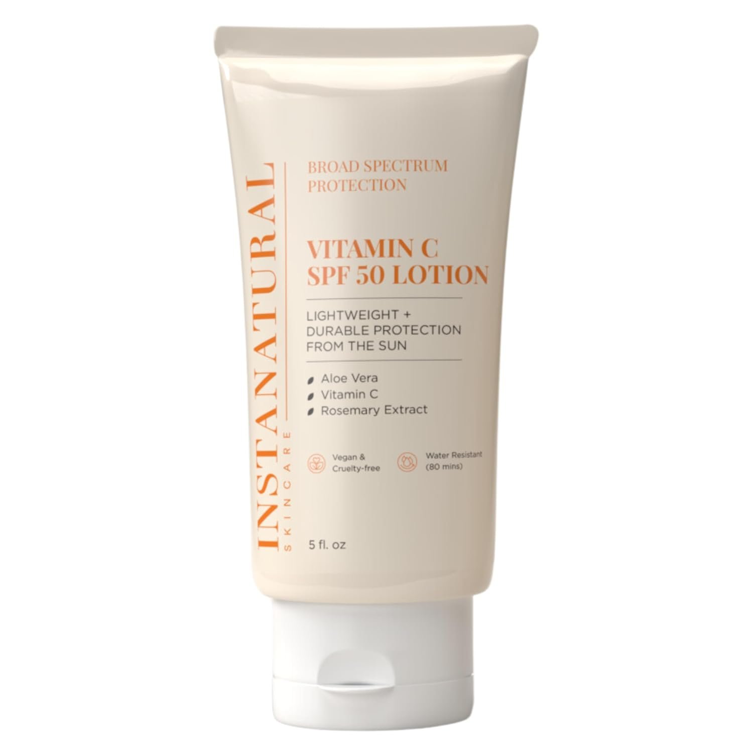 InstaNatural Vitamin C SPF 50 Lotion: Broad Spectrum Sunscreen, 5 Fl Oz
